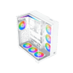 XIGMATEK AQUA V ARCTIC MID TOWER RGB GAMING CASE WH