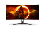 AOC CURVED 34" WQHD 180Hz VA .5Ms GAMING MONITOR RED & BK