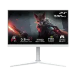 GAMEON ARTIC PRO SERIES 24" FHD 380Hz IPS 0.5 MS 2.1 GAMING MONITOR WHITE 1 GOAP24FHD380IPS-01_5dad6361-376f-4b67-aed4-3a912a602faa