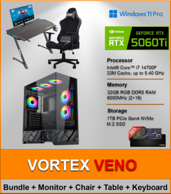VORTEX VENO – ULTIMATE GAMING SETUP