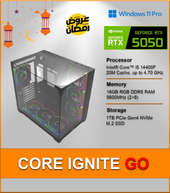 CORE IGNITE GO – GAMING Power Meets Style