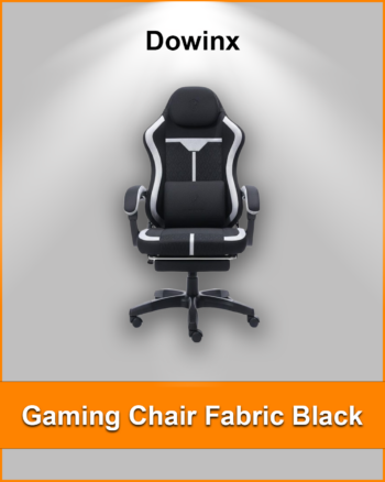 Dowinx Gaming Chair Fabric Black