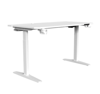 APEX AURADESK, Ergonomic Large Gaming Desk, RGB Computer Desk, Gaming Table, PC Gaming Workstation Home Office Desks طاولة الألعاب (White)