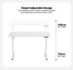 Navodesk Lite Hydraulic Desk 140MM WH