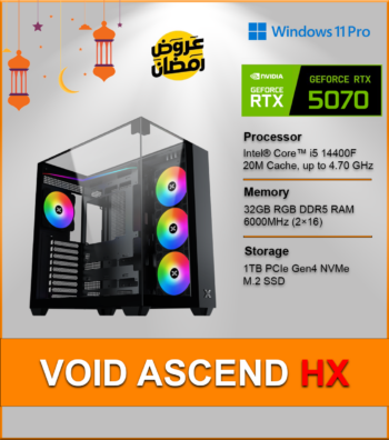 VOID ASCEND HX – High-Performance Gaming PC