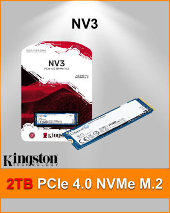 KINGSTON NV3 2TB PCIe 4.0 NVMe™ M.2 SSD