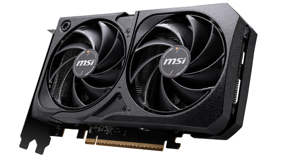MSI NVIDIA GeForce RTX 5060 8G Shadow 2X OC Gaming Graphics Card GDDR7 128-Bit Boost Frequency up to 2535 MHz, PCIe Gen 5, DLSS 4, DP 2.1 x 3, HDMI 2.1 x 1, SFF Ready MSI NVIDIA GeForce RTX 5060 8G Shadow 2X OC Gaming Graphics Card GDDR7 128-Bit Boost Frequency up to 2535 MHz, PCIe Gen 5, DLSS 4, DP 2.1 x 3, HDMI 2.1 x 1, SFF Ready